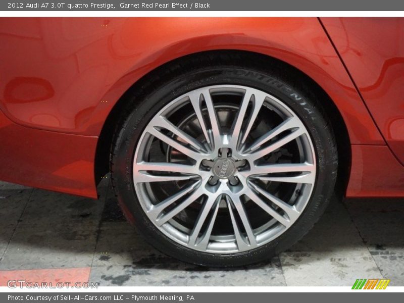 Garnet Red Pearl Effect / Black 2012 Audi A7 3.0T quattro Prestige