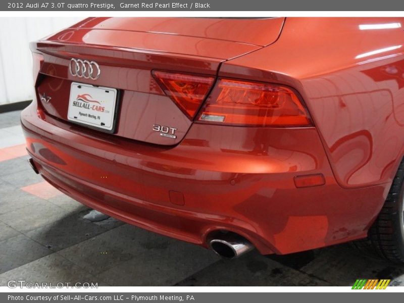 Garnet Red Pearl Effect / Black 2012 Audi A7 3.0T quattro Prestige