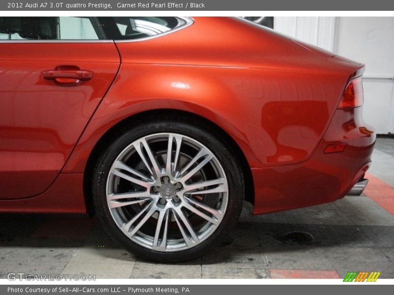 Garnet Red Pearl Effect / Black 2012 Audi A7 3.0T quattro Prestige