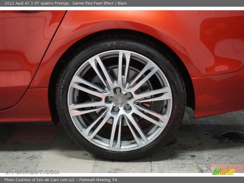 Garnet Red Pearl Effect / Black 2012 Audi A7 3.0T quattro Prestige