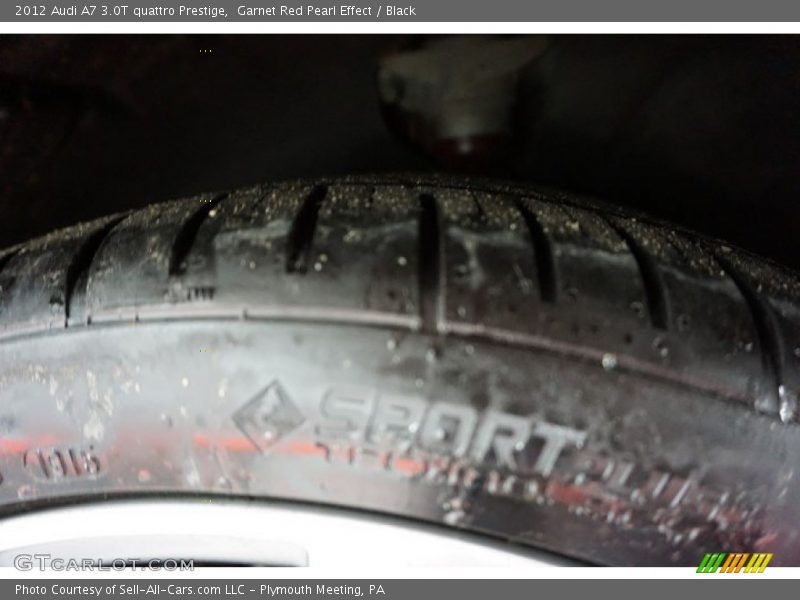 Garnet Red Pearl Effect / Black 2012 Audi A7 3.0T quattro Prestige
