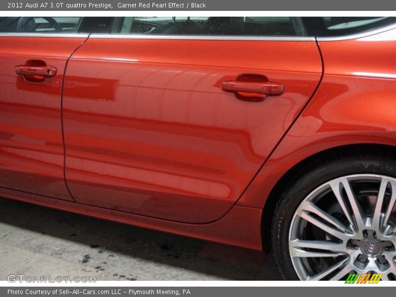 Garnet Red Pearl Effect / Black 2012 Audi A7 3.0T quattro Prestige