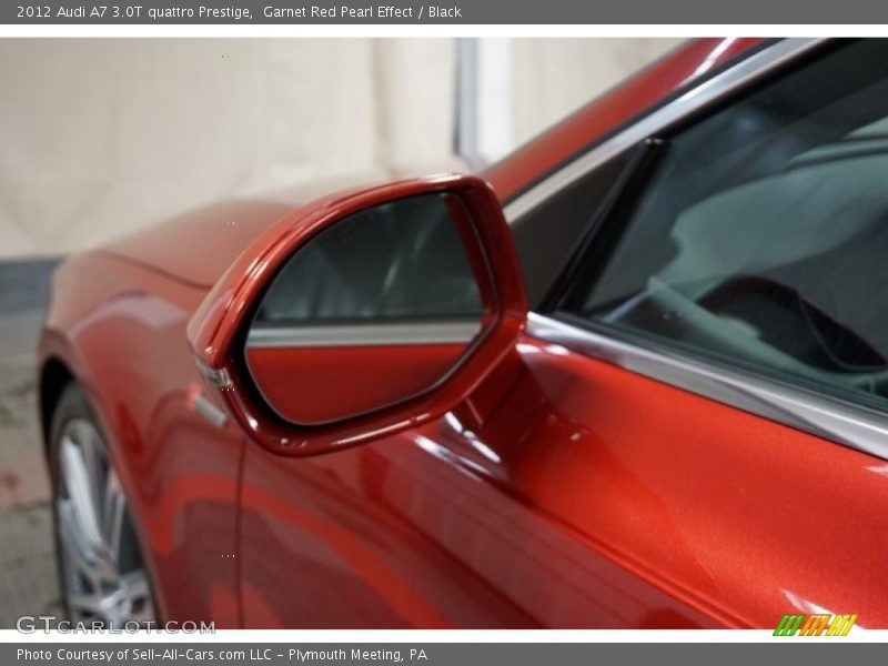Garnet Red Pearl Effect / Black 2012 Audi A7 3.0T quattro Prestige