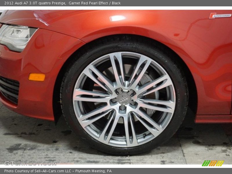 Garnet Red Pearl Effect / Black 2012 Audi A7 3.0T quattro Prestige