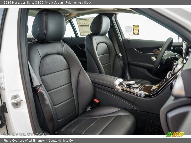 Polar White / Black 2016 Mercedes-Benz C 300 4Matic Sedan