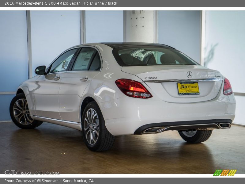 Polar White / Black 2016 Mercedes-Benz C 300 4Matic Sedan