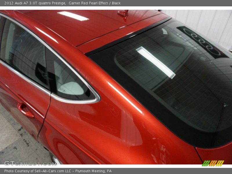 Garnet Red Pearl Effect / Black 2012 Audi A7 3.0T quattro Prestige