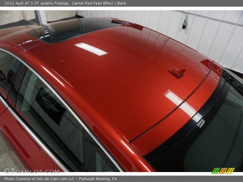 Garnet Red Pearl Effect / Black 2012 Audi A7 3.0T quattro Prestige