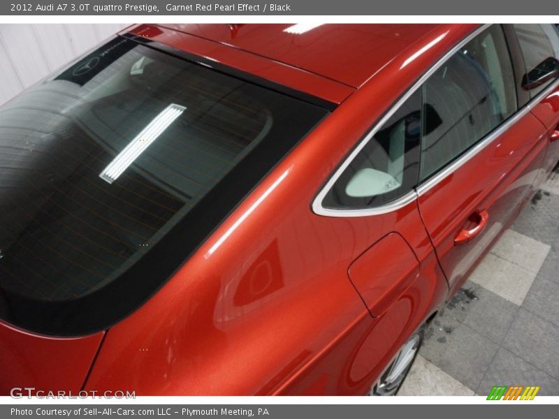 Garnet Red Pearl Effect / Black 2012 Audi A7 3.0T quattro Prestige