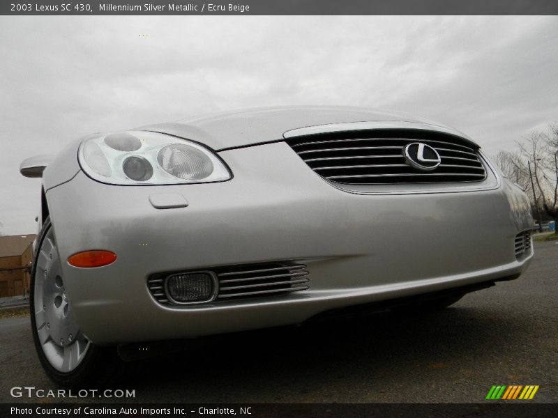 Millennium Silver Metallic / Ecru Beige 2003 Lexus SC 430