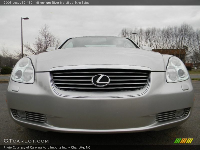 Millennium Silver Metallic / Ecru Beige 2003 Lexus SC 430