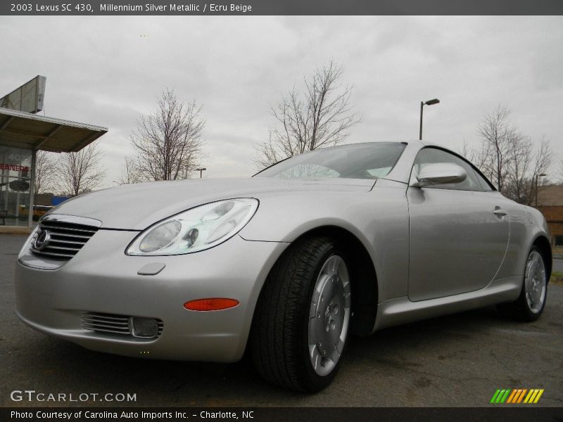 Millennium Silver Metallic / Ecru Beige 2003 Lexus SC 430