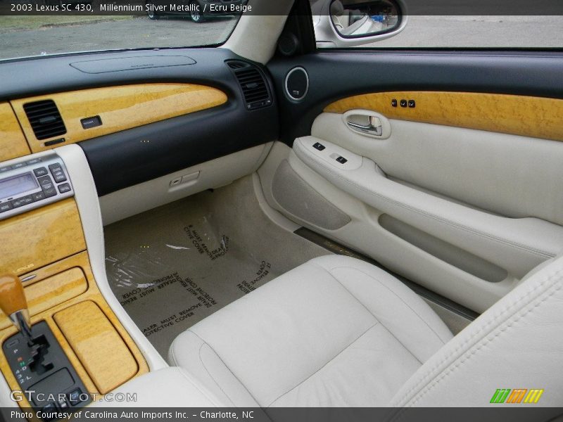 Millennium Silver Metallic / Ecru Beige 2003 Lexus SC 430