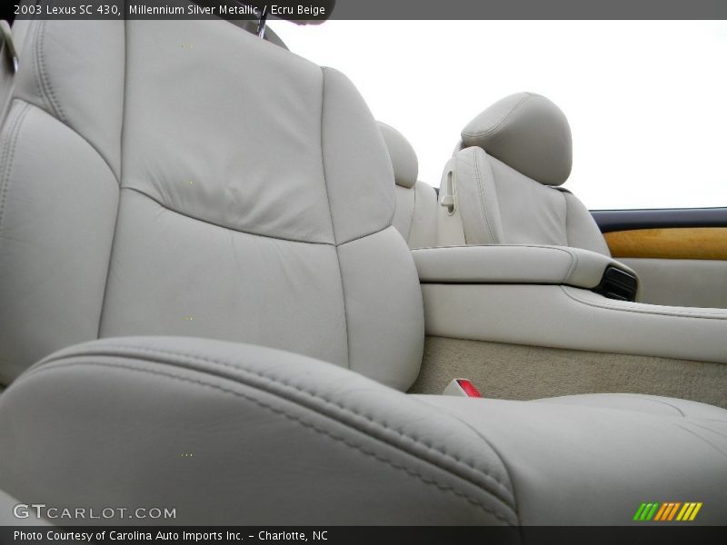 Millennium Silver Metallic / Ecru Beige 2003 Lexus SC 430