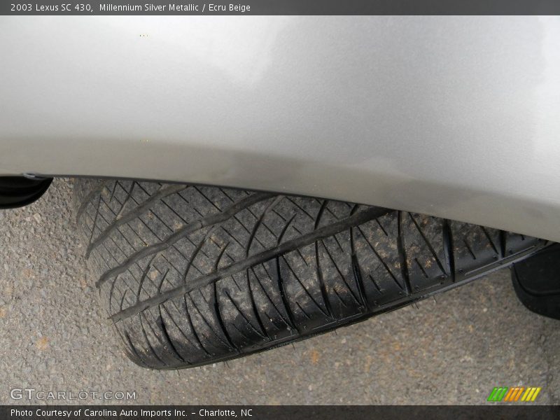 Millennium Silver Metallic / Ecru Beige 2003 Lexus SC 430
