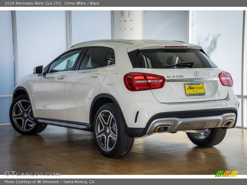 Cirrus White / Black 2016 Mercedes-Benz GLA 250