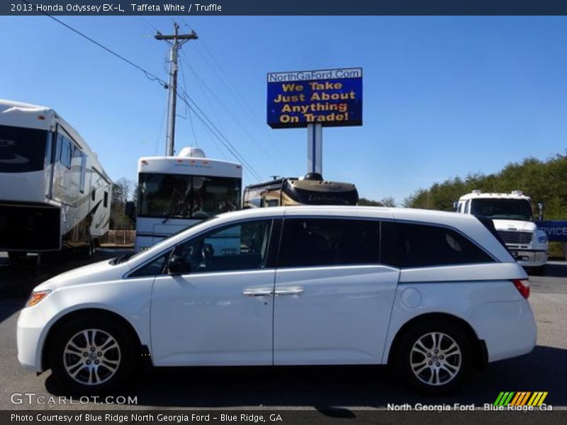 Taffeta White / Truffle 2013 Honda Odyssey EX-L