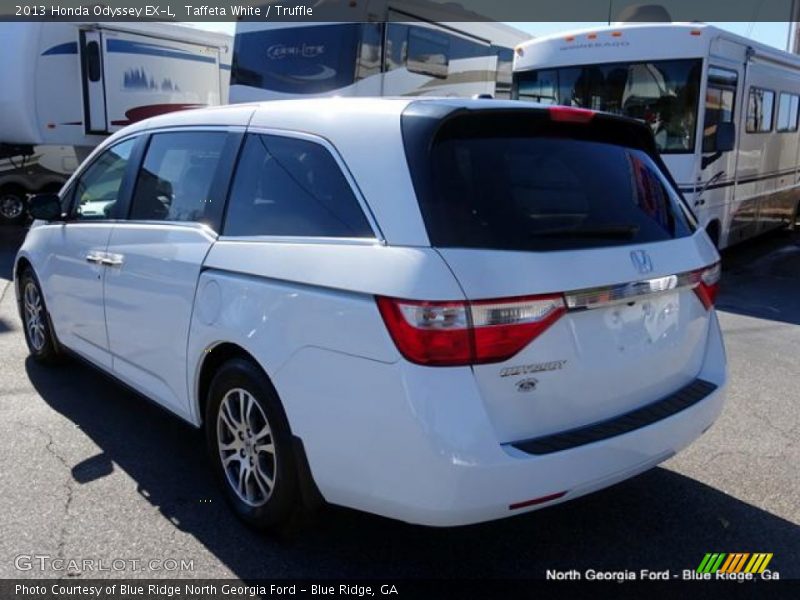 Taffeta White / Truffle 2013 Honda Odyssey EX-L