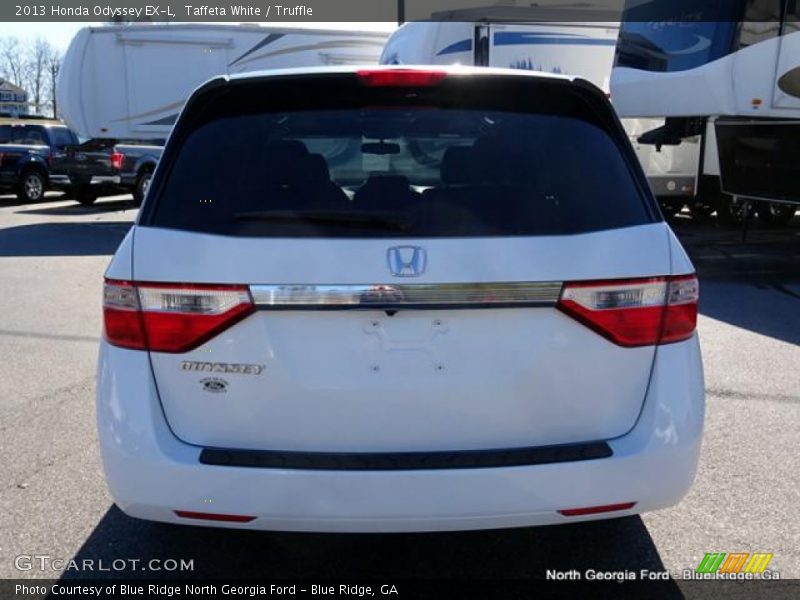 Taffeta White / Truffle 2013 Honda Odyssey EX-L