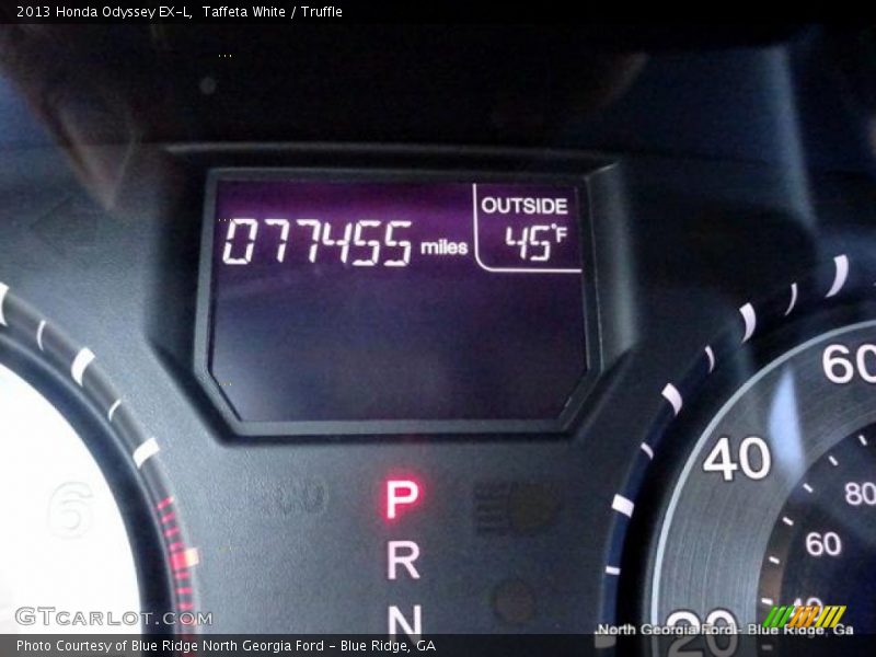 Taffeta White / Truffle 2013 Honda Odyssey EX-L