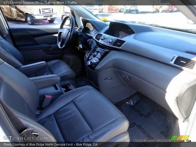 Taffeta White / Truffle 2013 Honda Odyssey EX-L