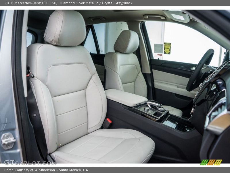 Diamond Silver Metallic / Crystal Grey/Black 2016 Mercedes-Benz GLE 350