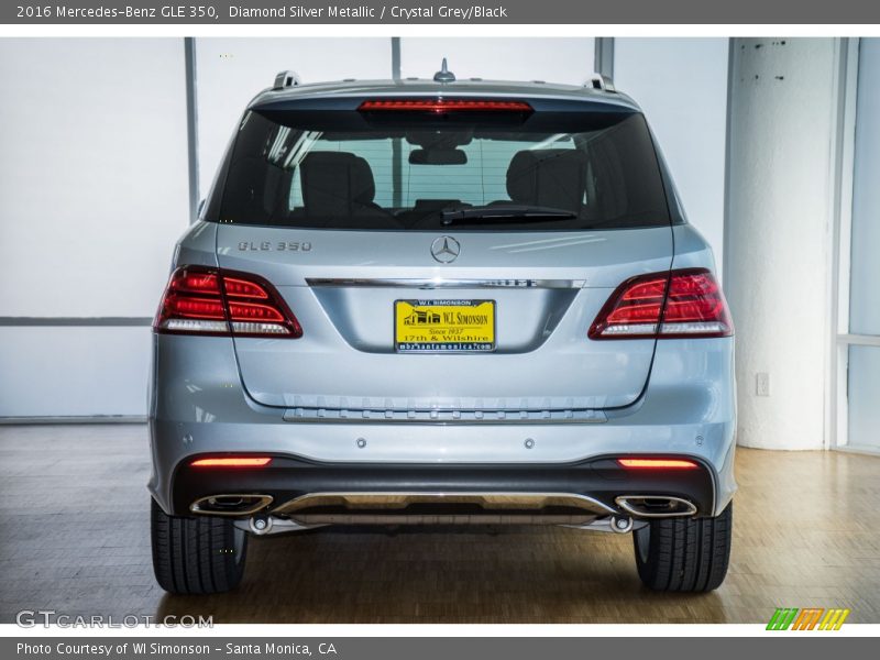 Diamond Silver Metallic / Crystal Grey/Black 2016 Mercedes-Benz GLE 350