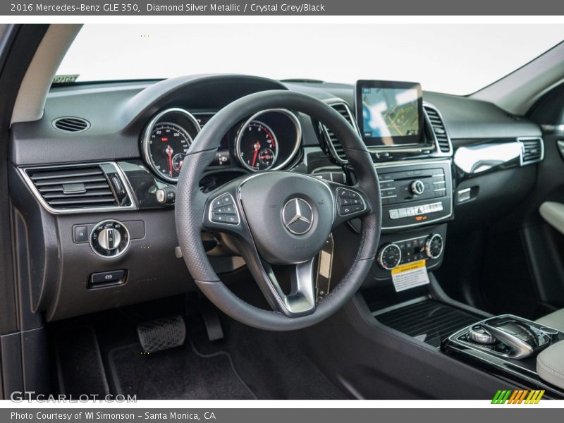 Diamond Silver Metallic / Crystal Grey/Black 2016 Mercedes-Benz GLE 350