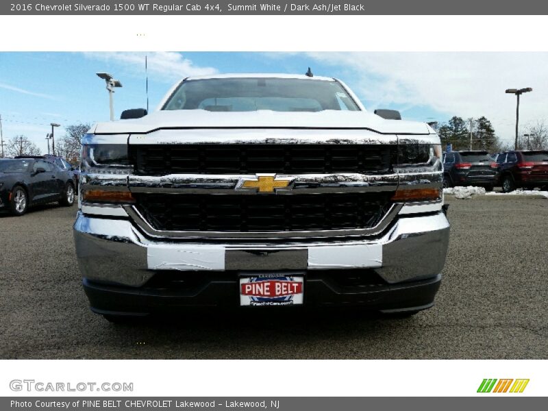 Summit White / Dark Ash/Jet Black 2016 Chevrolet Silverado 1500 WT Regular Cab 4x4