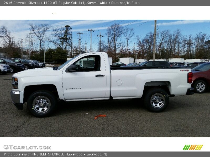 Summit White / Dark Ash/Jet Black 2016 Chevrolet Silverado 1500 WT Regular Cab 4x4