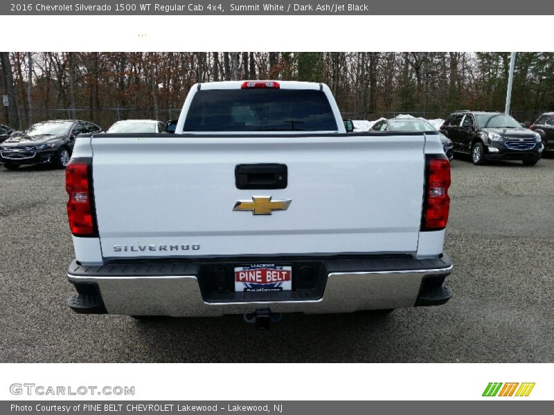 Summit White / Dark Ash/Jet Black 2016 Chevrolet Silverado 1500 WT Regular Cab 4x4