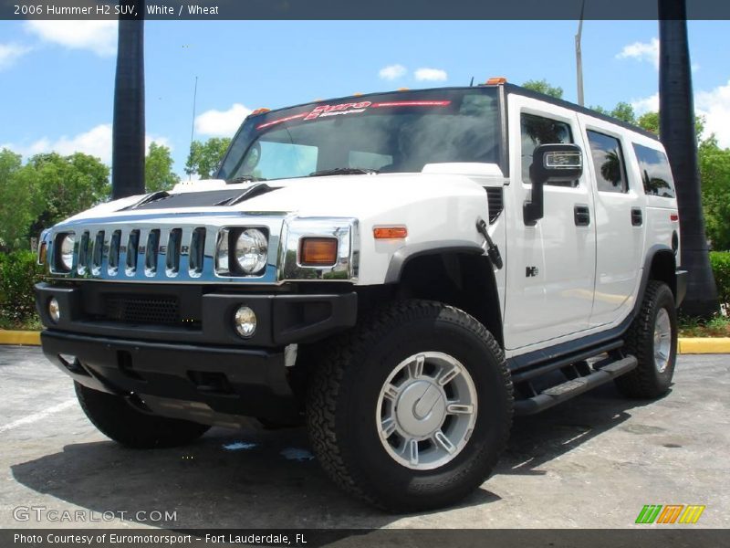 White / Wheat 2006 Hummer H2 SUV