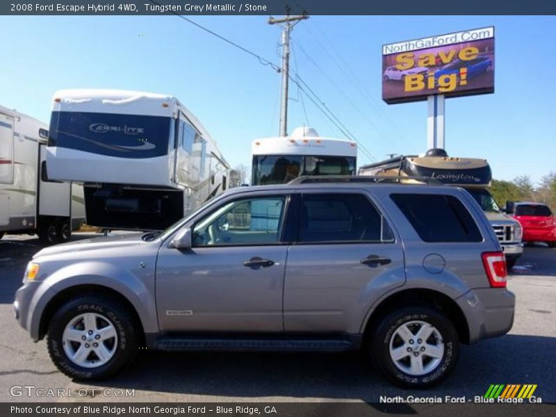 Tungsten Grey Metallic / Stone 2008 Ford Escape Hybrid 4WD