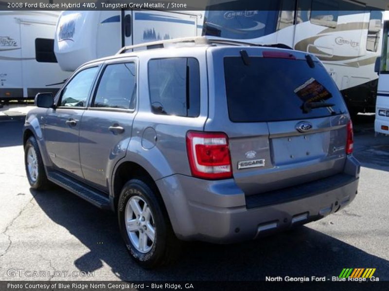 Tungsten Grey Metallic / Stone 2008 Ford Escape Hybrid 4WD
