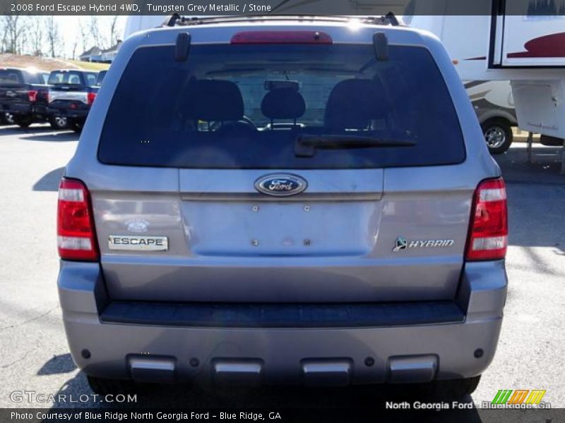 Tungsten Grey Metallic / Stone 2008 Ford Escape Hybrid 4WD