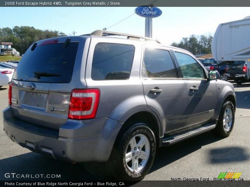 Tungsten Grey Metallic / Stone 2008 Ford Escape Hybrid 4WD