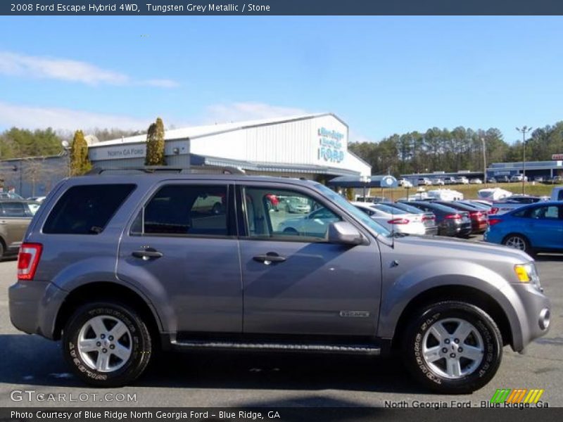 Tungsten Grey Metallic / Stone 2008 Ford Escape Hybrid 4WD