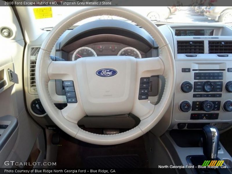 Tungsten Grey Metallic / Stone 2008 Ford Escape Hybrid 4WD