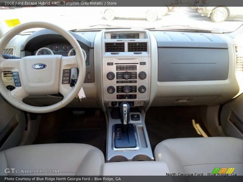 Tungsten Grey Metallic / Stone 2008 Ford Escape Hybrid 4WD