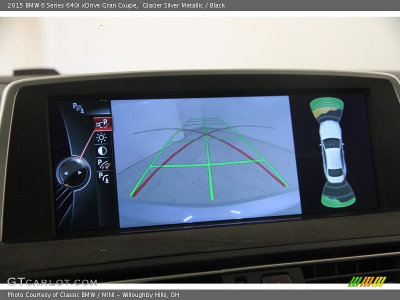 Glacier Silver Metallic / Black 2015 BMW 6 Series 640i xDrive Gran Coupe
