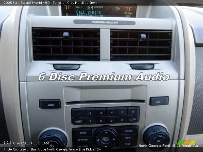 Tungsten Grey Metallic / Stone 2008 Ford Escape Hybrid 4WD