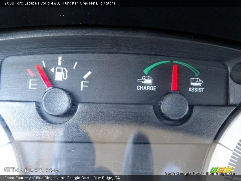 Tungsten Grey Metallic / Stone 2008 Ford Escape Hybrid 4WD