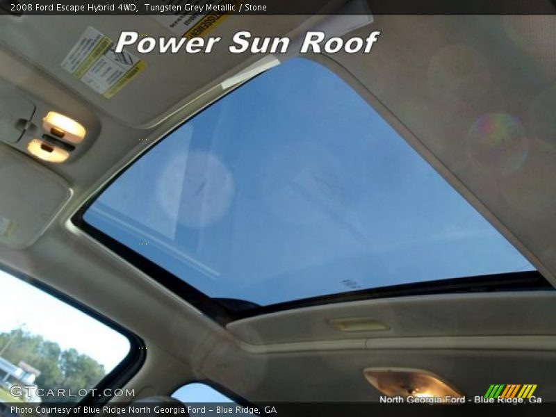 Tungsten Grey Metallic / Stone 2008 Ford Escape Hybrid 4WD