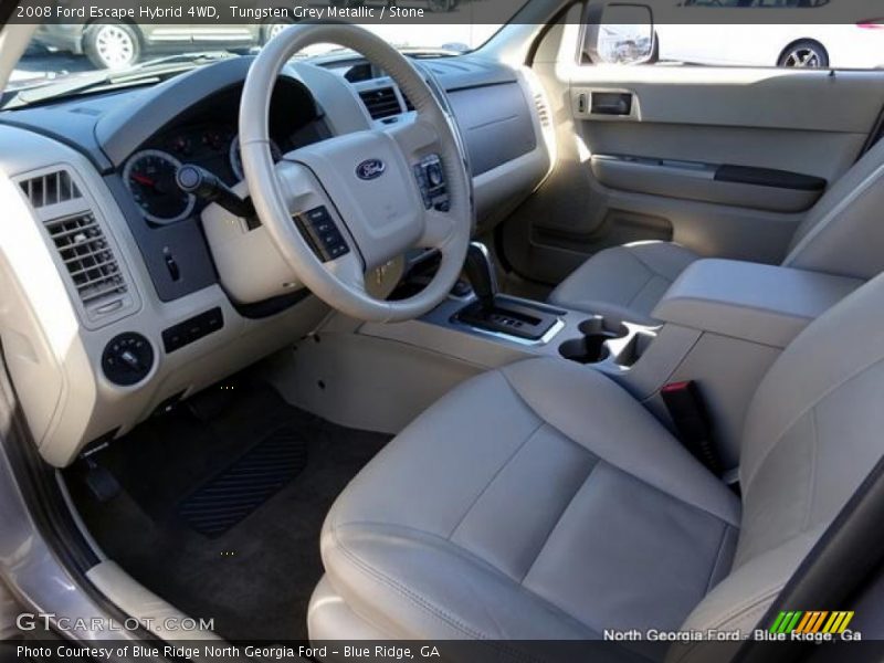 Tungsten Grey Metallic / Stone 2008 Ford Escape Hybrid 4WD
