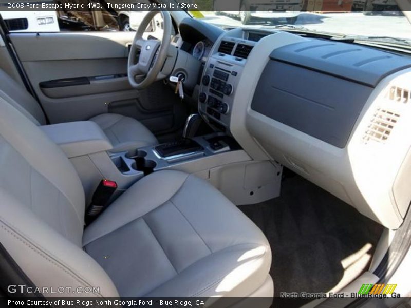 Tungsten Grey Metallic / Stone 2008 Ford Escape Hybrid 4WD