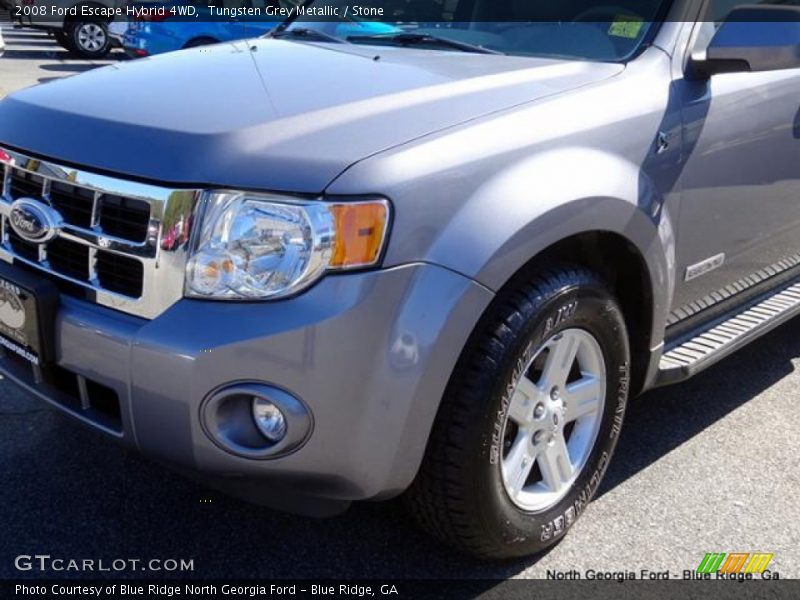 Tungsten Grey Metallic / Stone 2008 Ford Escape Hybrid 4WD
