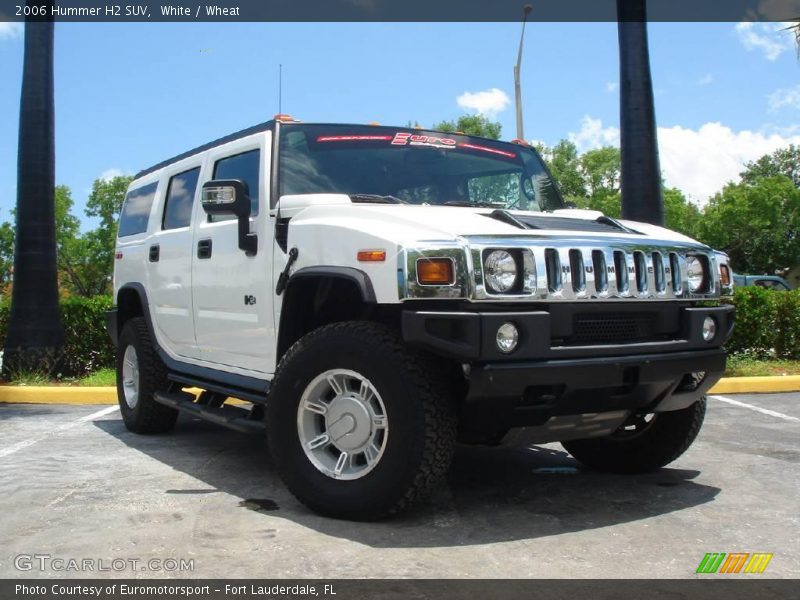 White / Wheat 2006 Hummer H2 SUV
