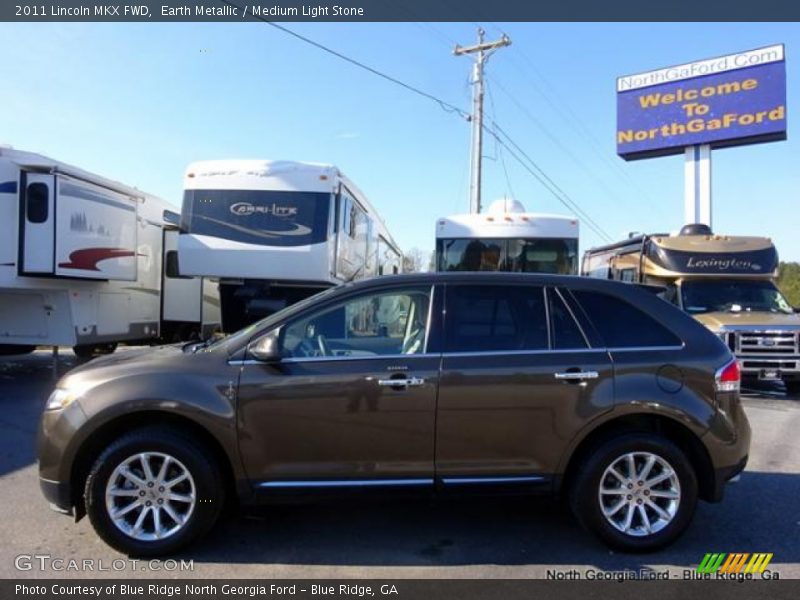 Earth Metallic / Medium Light Stone 2011 Lincoln MKX FWD
