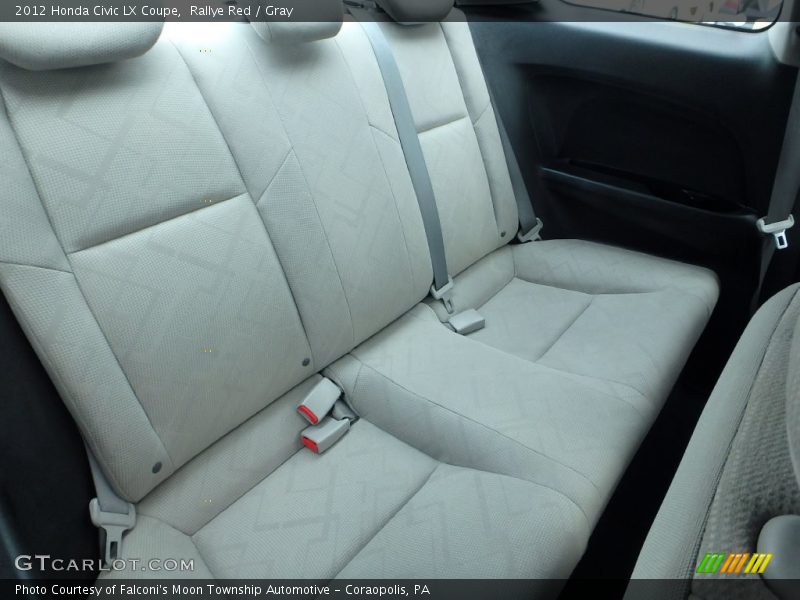 Rallye Red / Gray 2012 Honda Civic LX Coupe