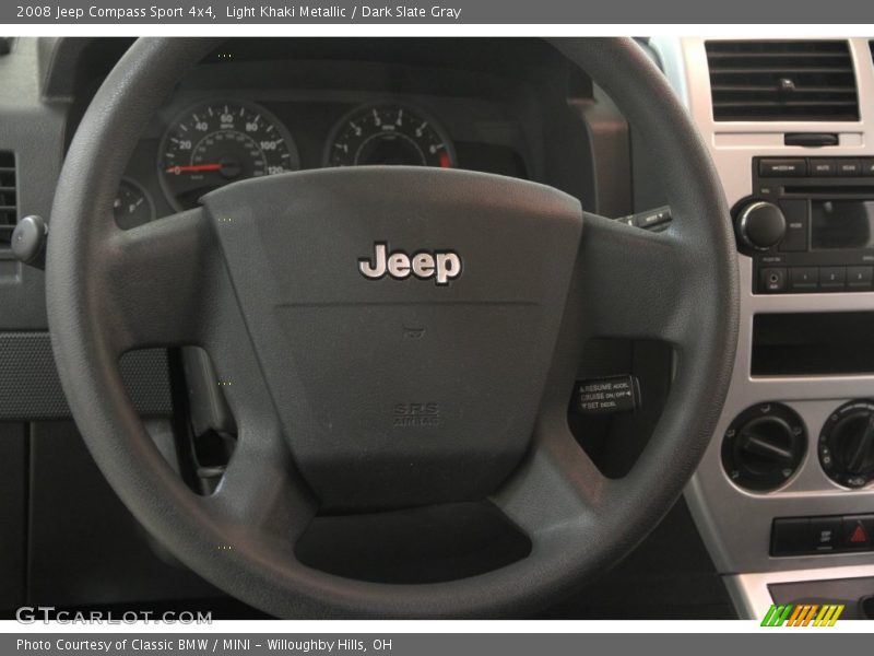  2008 Compass Sport 4x4 Steering Wheel